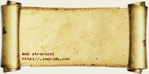 Tamara Jazački vizit kartica